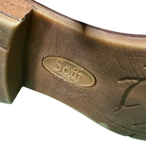 Söfft Gray Suede Mid-Calf Boots | Size 6 | New Ruched Western Style - Picture 3 of 8